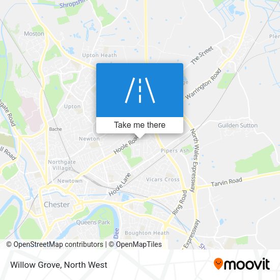 Willow Grove map