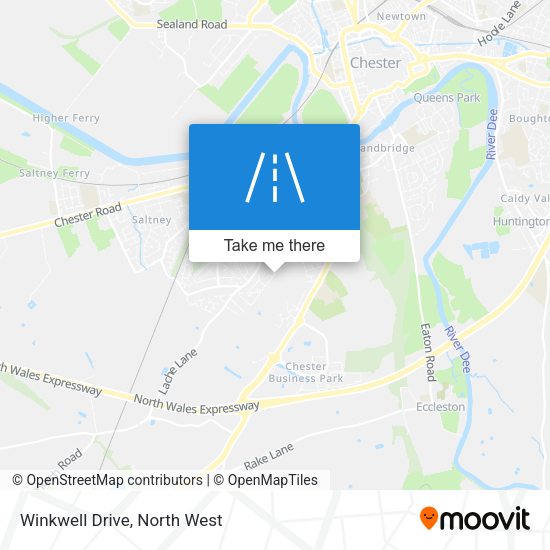 Winkwell Drive map