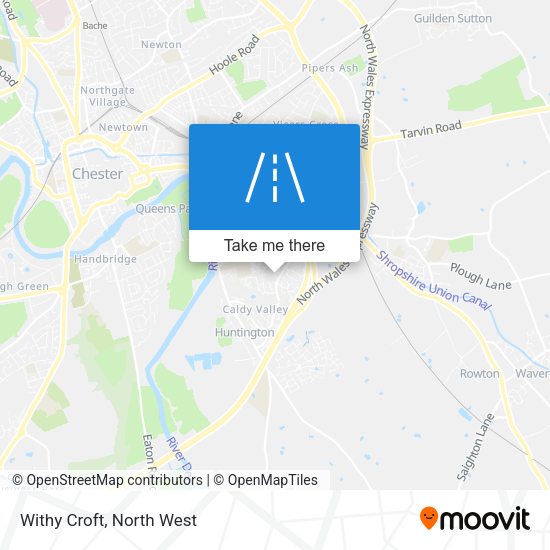 Withy Croft map
