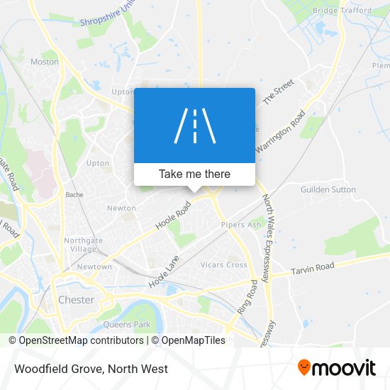 Woodfield Grove map