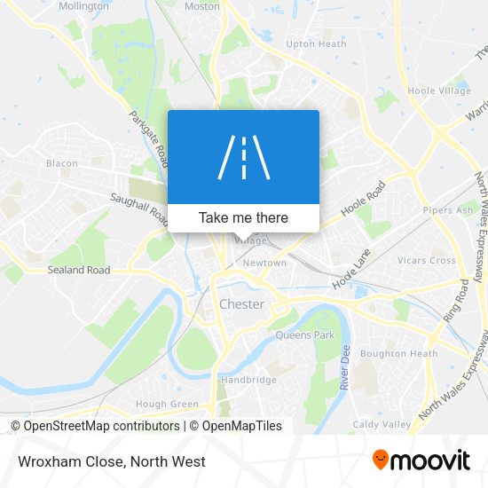 Wroxham Close map