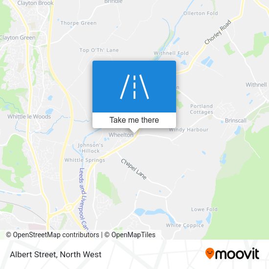 Albert Street map