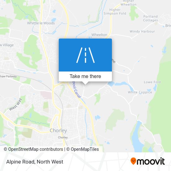 Alpine Road map