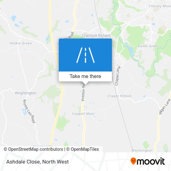 Ashdale Close map