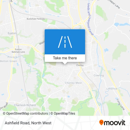 Ashfield Road map