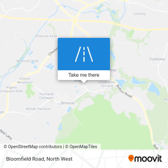 Bloomfield Road map