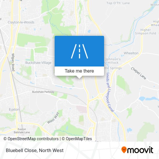 Bluebell Close map