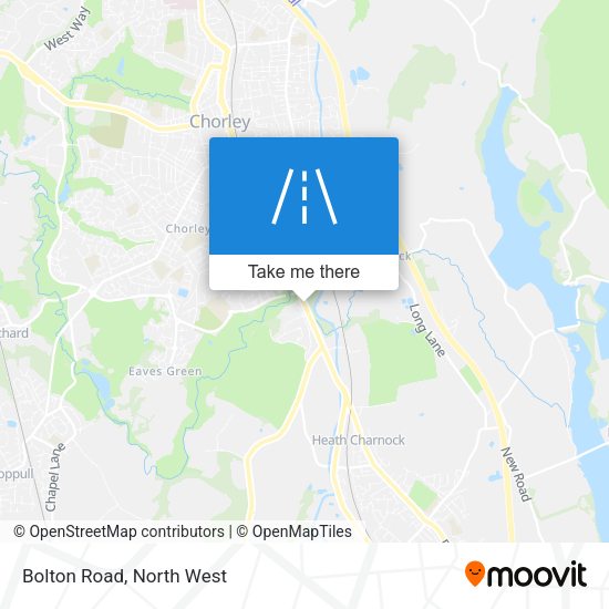 Bolton Road map