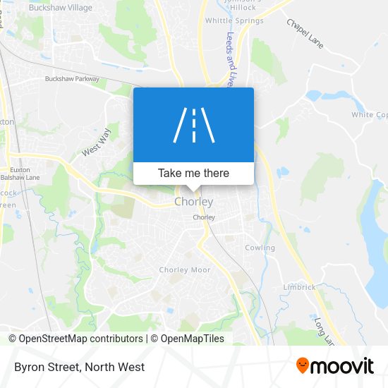 Byron Street map