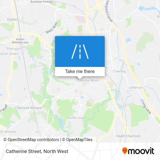 Catherine Street map