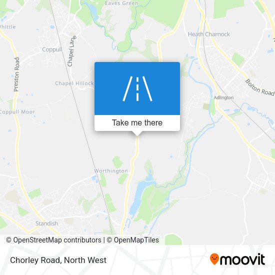 Chorley Road map