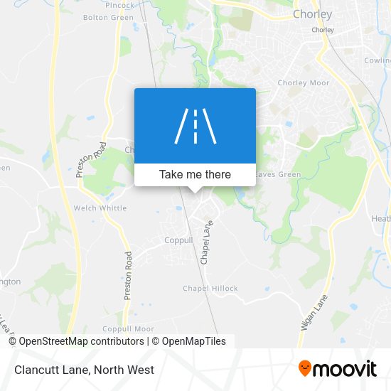 Clancutt Lane map