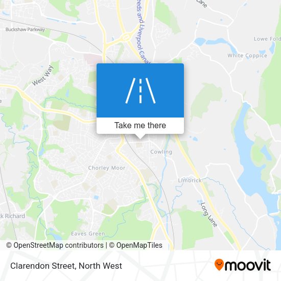Clarendon Street map