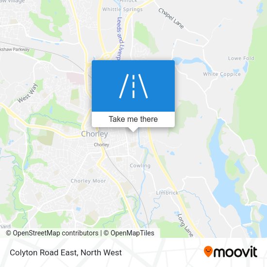 Colyton Road East map