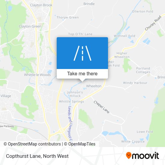 Copthurst Lane map