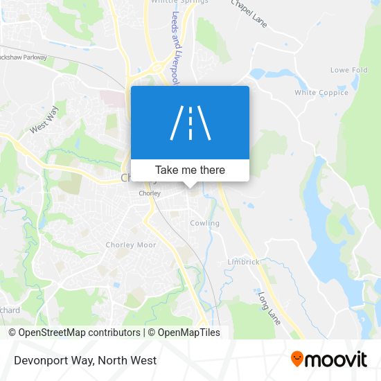 Devonport Way map