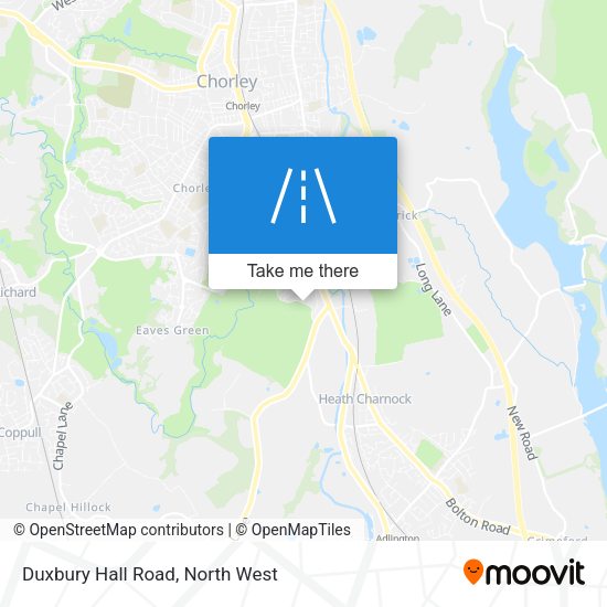 Duxbury Hall Road map