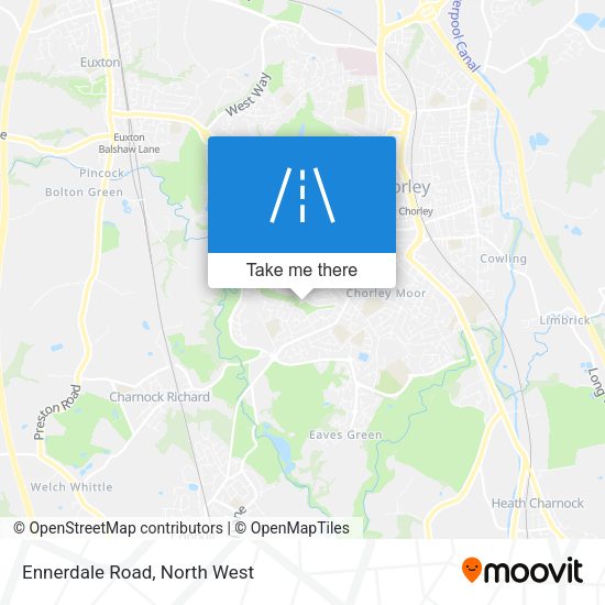 Ennerdale Road map