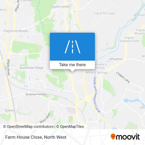 Farm House Close map