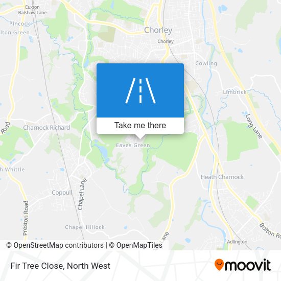 Fir Tree Close map