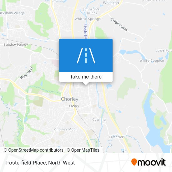 Fosterfield Place map