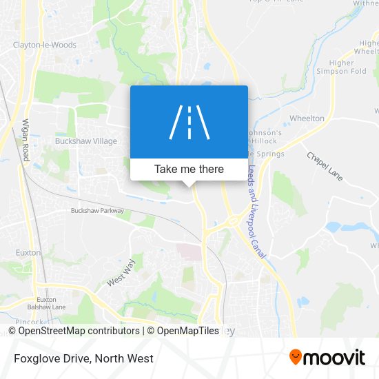 Foxglove Drive map