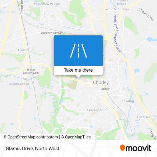 Glamis Drive map
