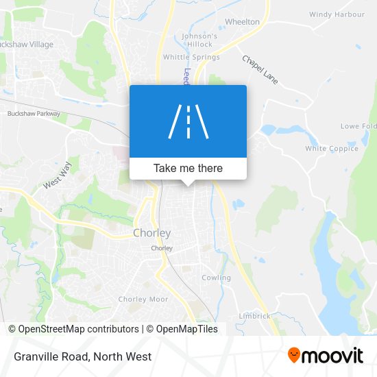 Granville Road map