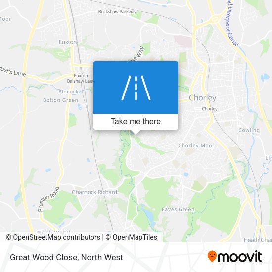 Great Wood Close map