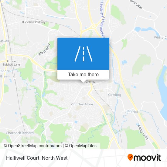 Halliwell Court map