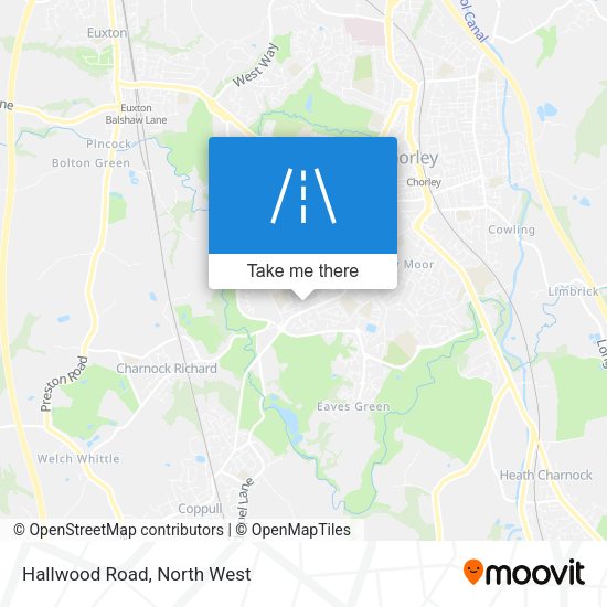 Hallwood Road map