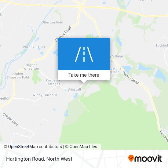 Hartington Road map