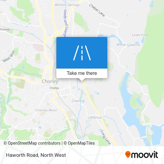 Haworth Road map