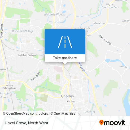 Hazel Grove map