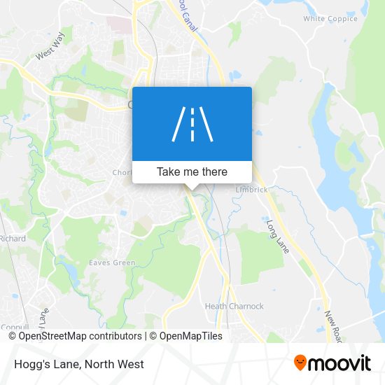 Hogg's Lane map