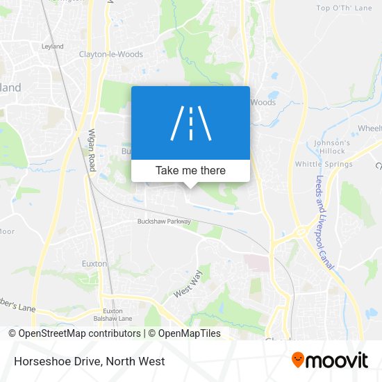 Horseshoe Drive map
