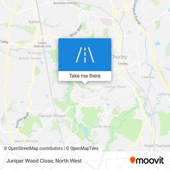 Juniper Wood Close map