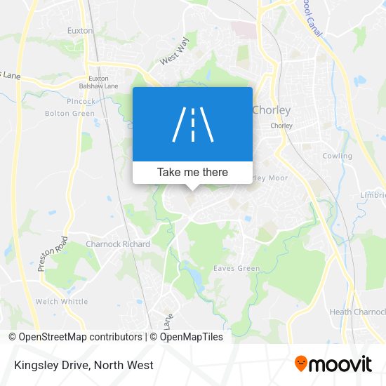 Kingsley Drive map