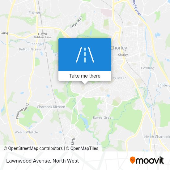 Lawnwood Avenue map