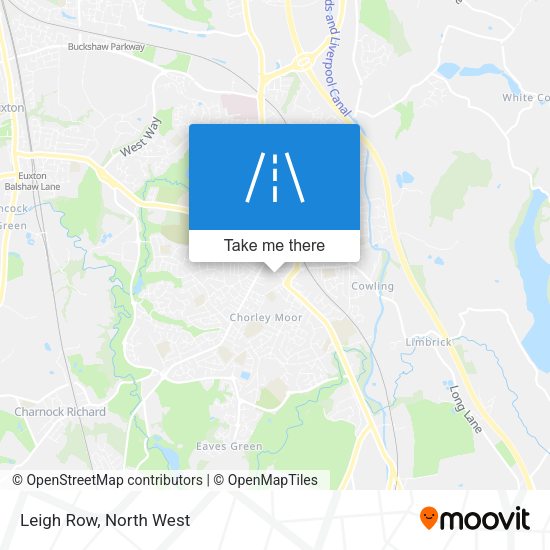 Leigh Row map