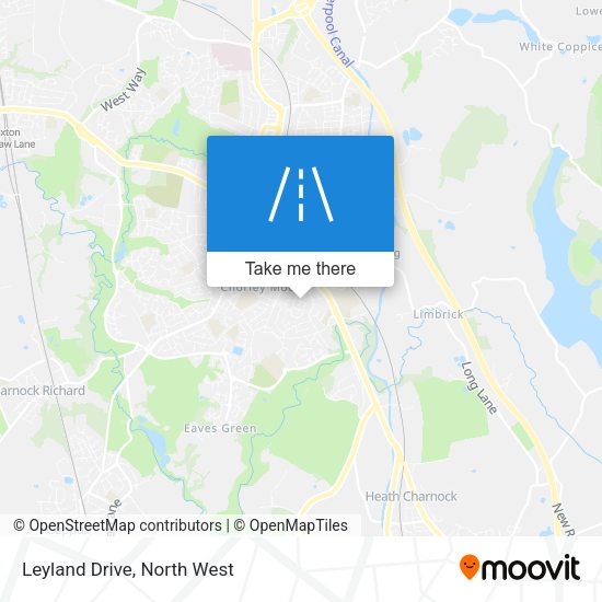 Leyland Drive map