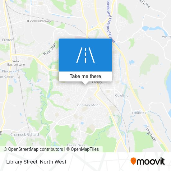 Library Street map