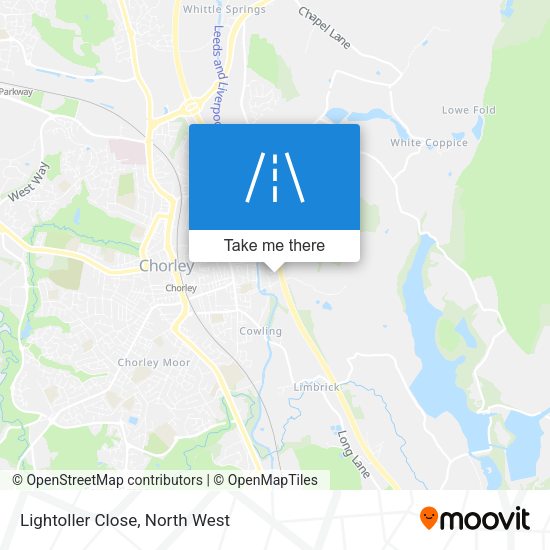 Lightoller Close map