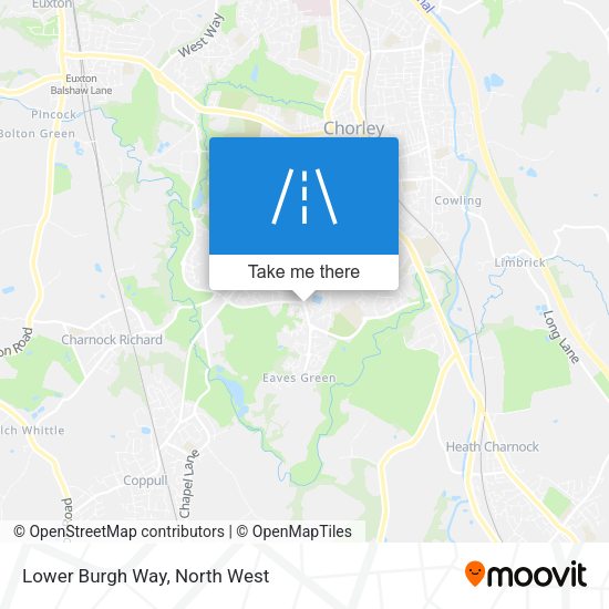 Lower Burgh Way map
