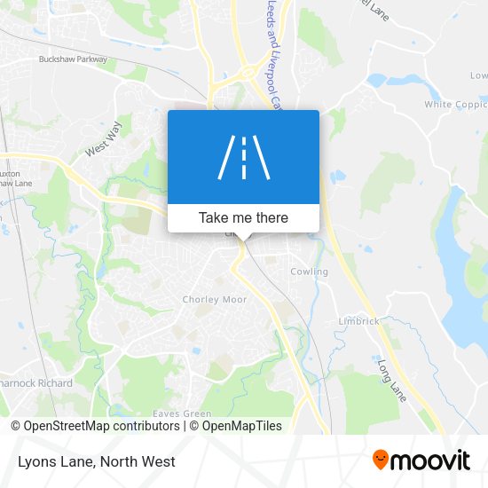 Lyons Lane map