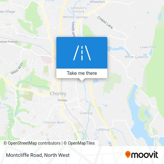 Montcliffe Road map