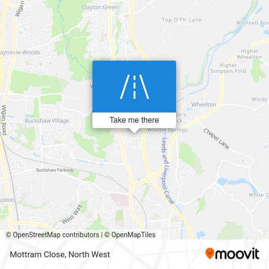 Mottram Close map