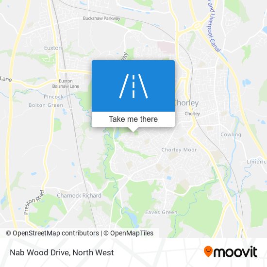 Nab Wood Drive map