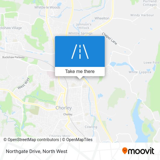 Northgate Drive map