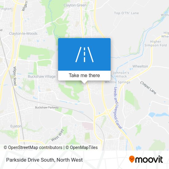 Parkside Drive South map